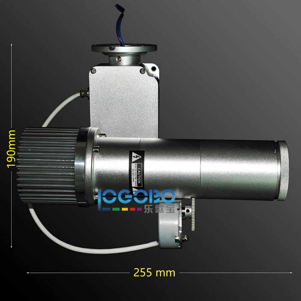

AC110-240V Aluminium Custom Gobos Design Lighting Image Moving Projector Led Spotlight Pattern Ad Logo Rotation Projector Lamp