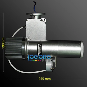 Beste AC110 240V Aluminium Custom Gobos Design Verlichting Afbeelding Moving Projector Led Spotlight Patroon Ad Logo Rotatie Projector Lamp
