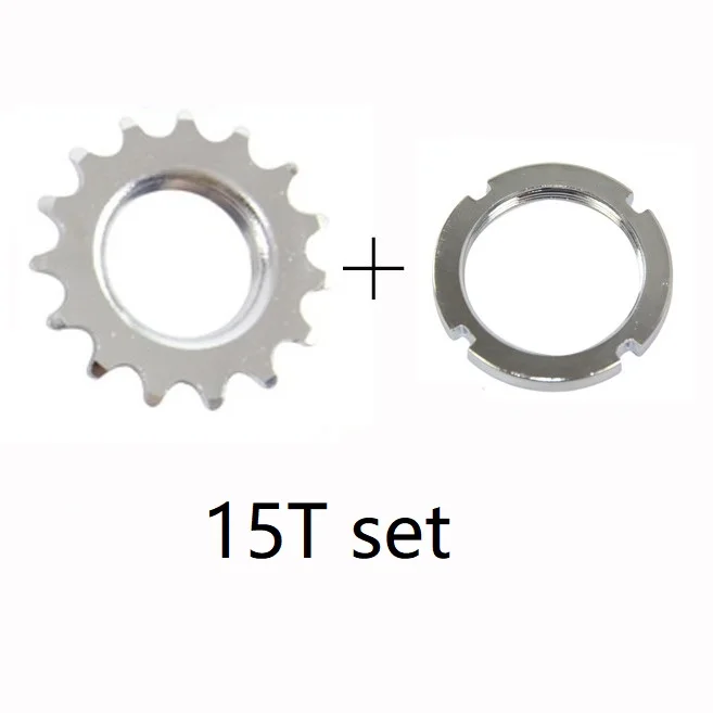 Bicycle Sprocket Gear 13T/14T/15T/16T/17T/18T Fixed gear cogs track bike Single Speed with lock ring for 1/8" chain