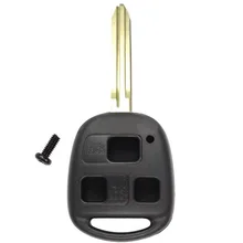 Caso de Substituição Remoto Keyless Fob Lâmina Sem Cortes 3BT Conchas Chave Para a TOYOTA