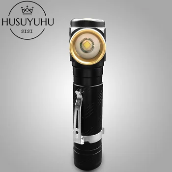 

Strong Light Long-range Flashlight 4200 Battery Capacity Tail USB Direct Charge Magnet Top Portable Clip Side LED Flashlingt