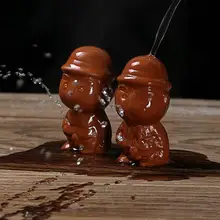 Горячая Распродажа, Фиолетовый Глиняный милый pee чай, домашние животные, китайский чай, аксессуар, маленький монах, китайский чай, домашнее украшение