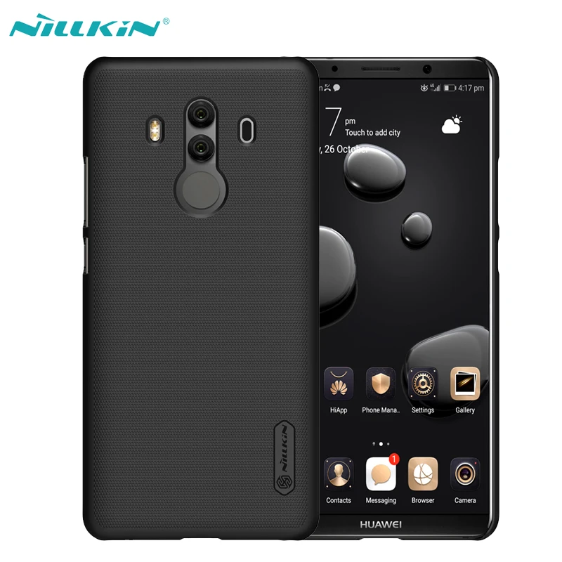 

Huawei Mate 10 Pro Case Cover NILLKIN Super Frosted Shield Matte Hard PC Back Cases For Huawei Mate10 Pro With Screen Protector