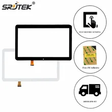 Srjtek 10.1″ For DEXP URSUS TS210 Glass Touch Digitizer Screen Sensor Repair Panel Replacement Parts Tablet White Black