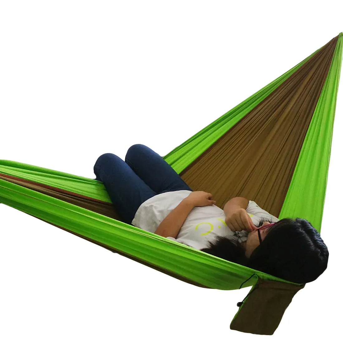 

camping outdoor equipments Multi-Color 2 People Portable Parachute Hammock Travel Double Person Hamaca