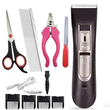 Electric Hair cutter Trimmer Clipper Rechargeable Razor Hair shearing Hair Machine kit Cutting for Dog Pet