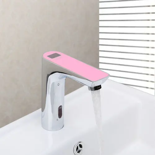 

Digital Display Sensor Faucets Torneira Bathroom Automatic Sensor Basin Chrome 89014 Sink Deck Mounted Faucets,Mixer Taps