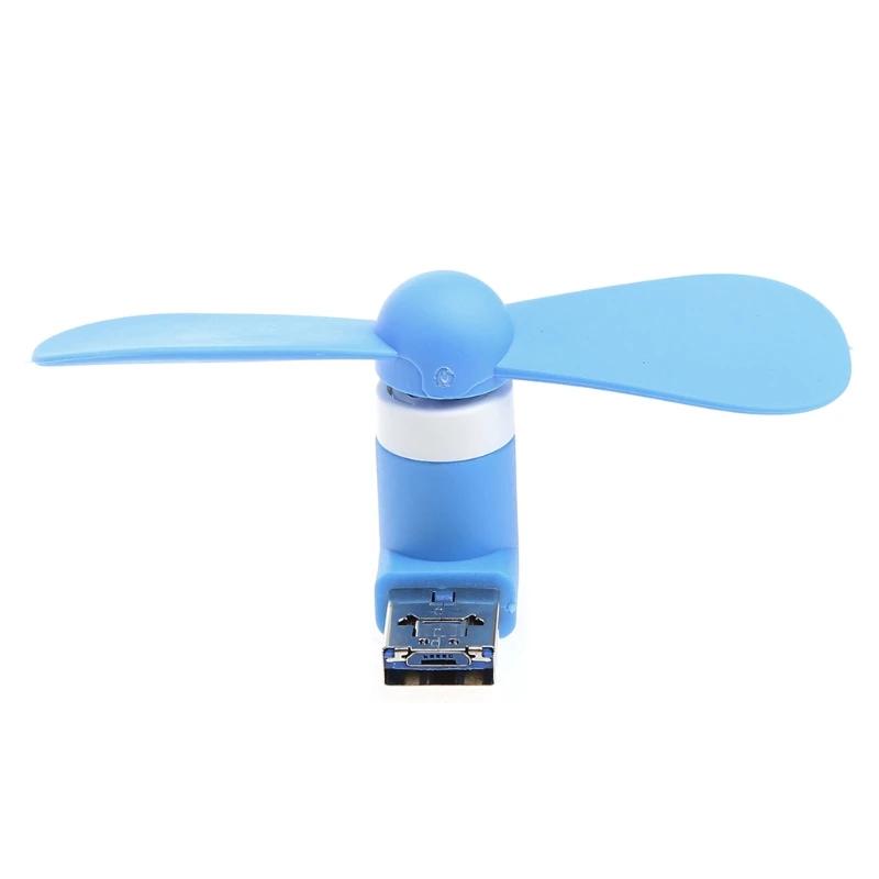 

Mini 2-In-1 Micro USB&USB OTG Cooling Fan For Android Smart Phone Samsung LG HTC Drop ship