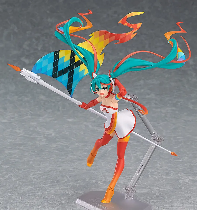 13.5 см Аниме Хацунэ Мику Figma милые сексуальные гонки фигурку Подвижная кукла