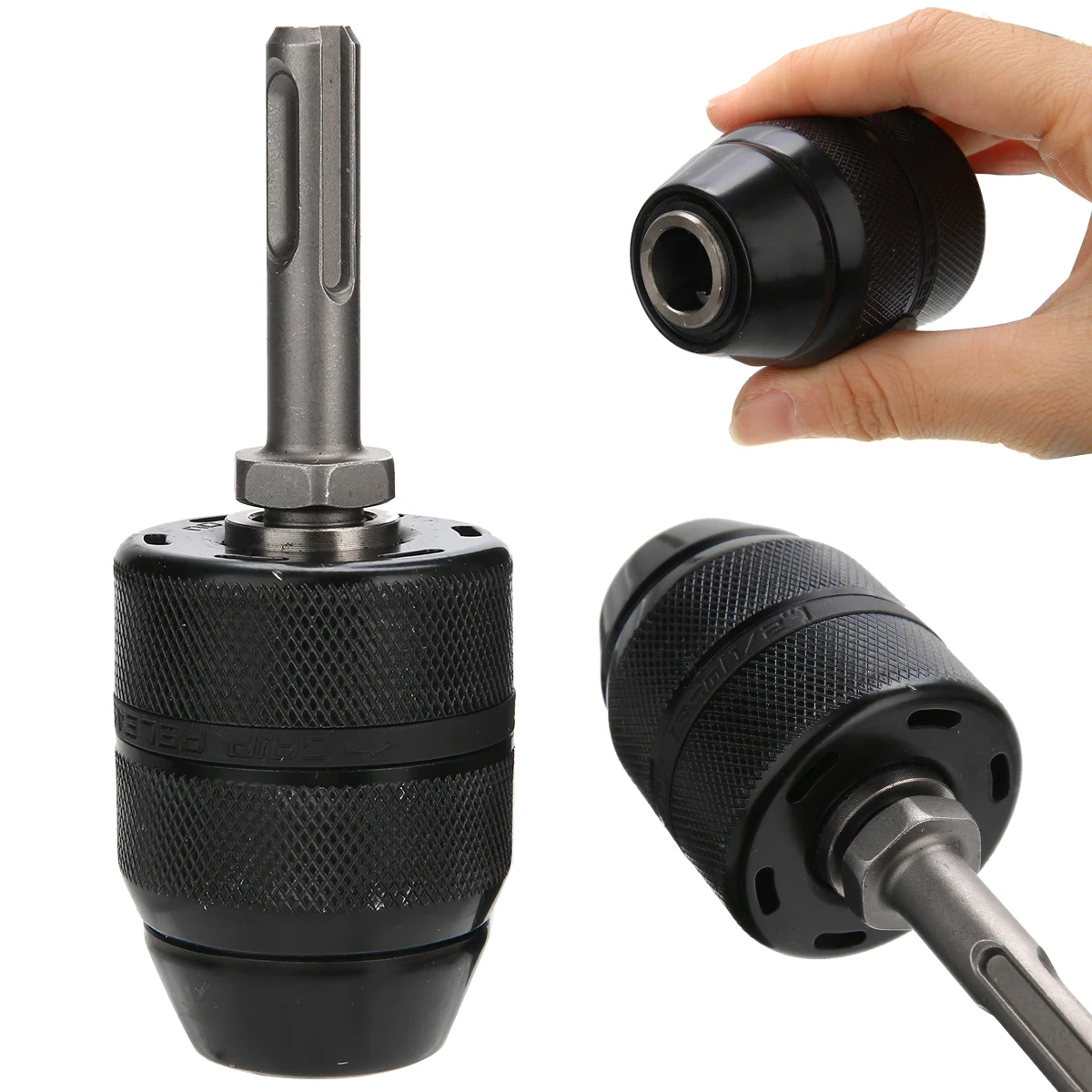 New Heavy Duty 13mm 1/2-20UNF Metal Sleeve Keyless Drill Chuck Drilling Quick Change Bit Adapter Converter With SDS Adaptor
