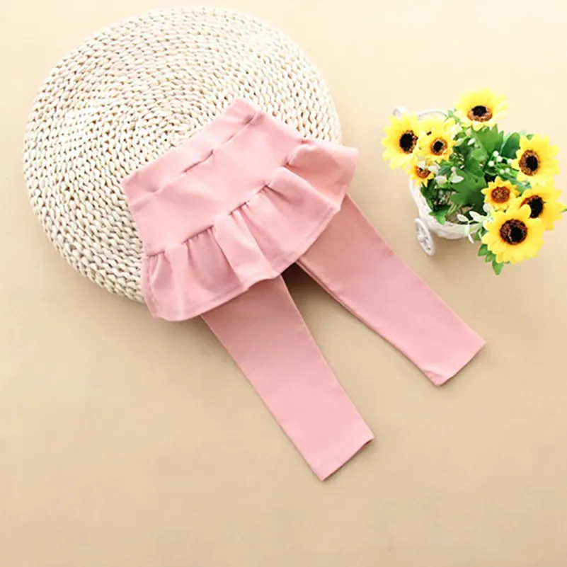 Girl Legging Skirt-pants Cake Skirt Baby Girl Spring Autumn Warm Leggings Children's Girls Skirt Pant Bootcut4