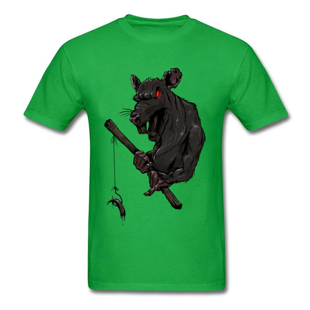 Fisherrat 100% Cotton Tops & Tees for Boys Fitness Tight T Shirts Summer Classic Round Collar Tee-Shirt Short Sleeve Fisherrat green