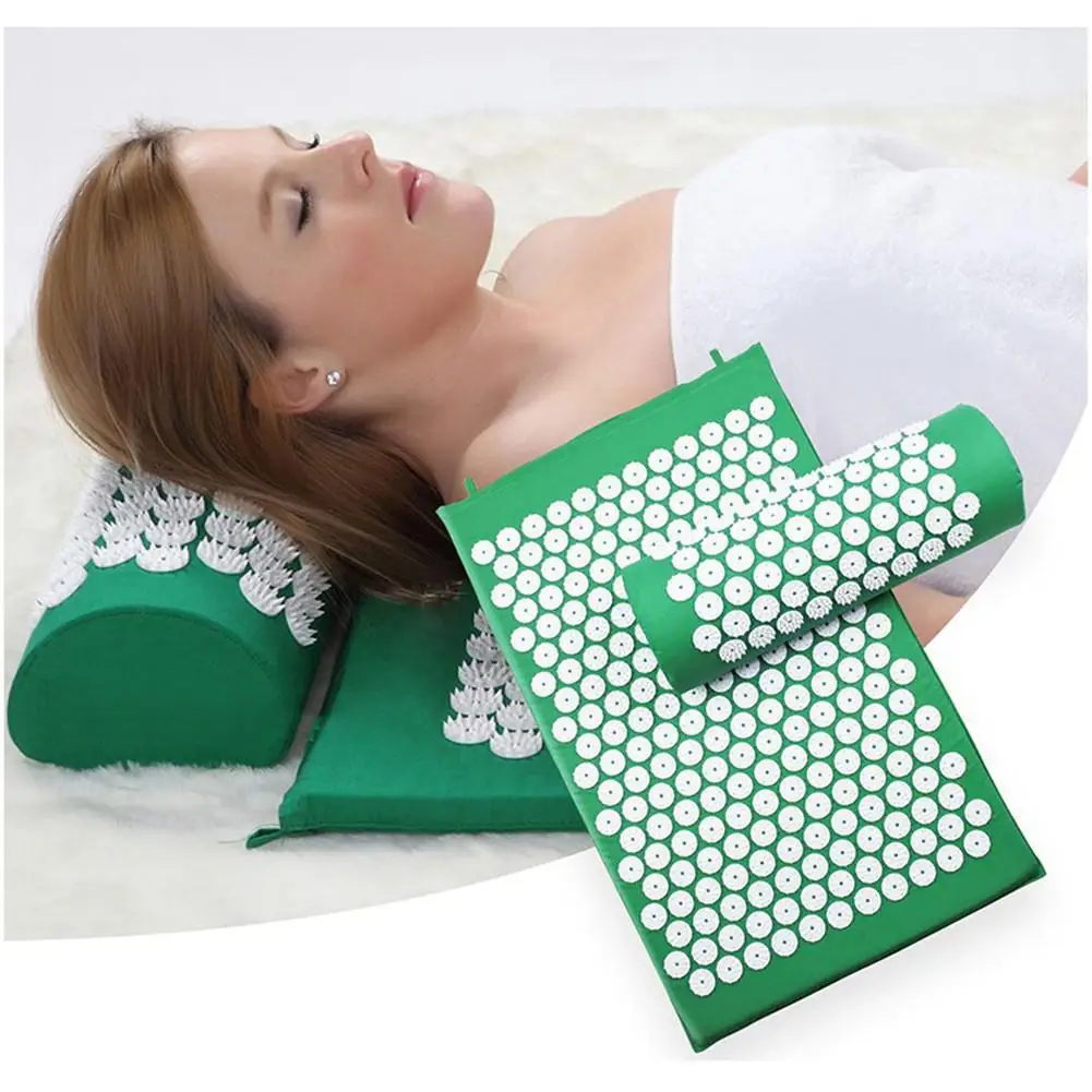 Yoga Massage Mat- Acupuncture Needle Massage Pad Set