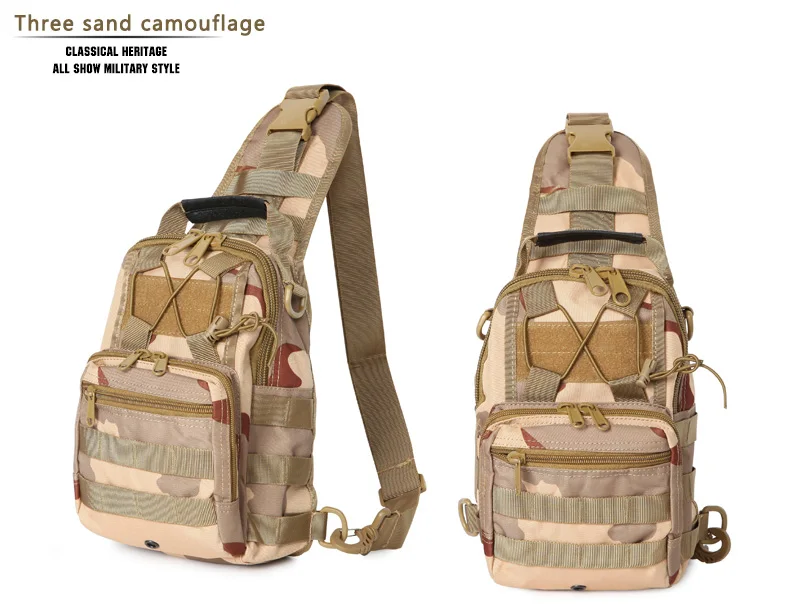 Мужская спортивная нагрудная сумка на плечо, сумка для охоты, Военная Тактическая посылка, многофункциональная спортивная сумка для пеших прогулок