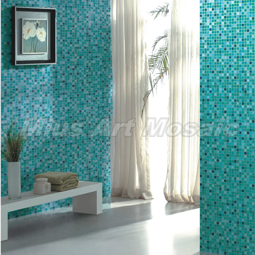 Aqua badkamer tegels koop goedkope aqua badkamer tegels loten van ... Blauwe tegels keuken
