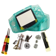 Лидер продаж Glow зеленый цвет для gameboyadvance светятся в темноте Пластик В виде ракушки случае Корпус Limited Экран световой чехол