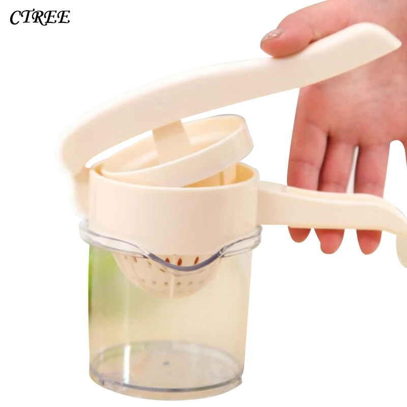 

CTREE 1 Pcs Fruit Vegetable Tool Plastic Hand Manual Squeezer Orange Citrus Lemon Fruit Juice Squeezer Home Kitchen Gadgets C212