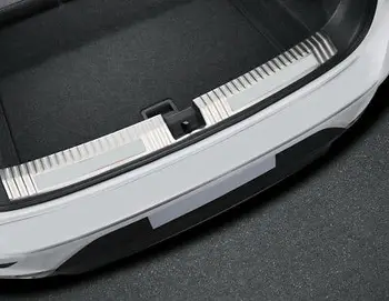 

Steel Inner Rear Bumper Protector Sill Plate Cover 1pcs For VW T-Roc 2017 2018