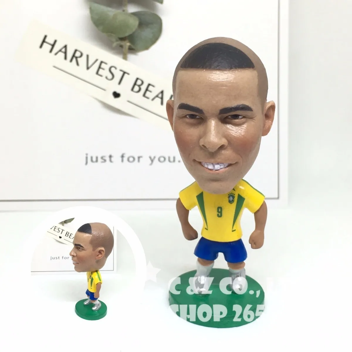 

Soccerwe figurine Ronaldo Brazil 9#classic Movable joints resin model toy action figure dolls collectible gift