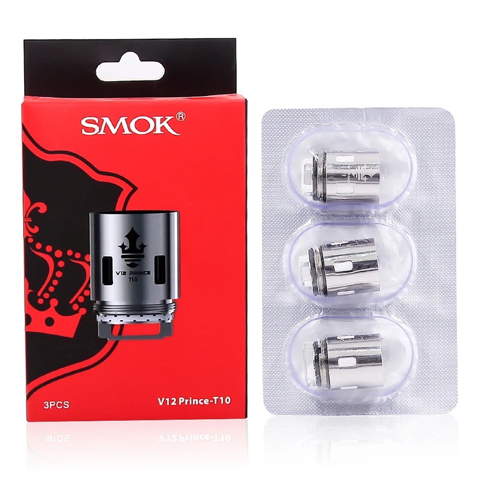 SMOK TFV12 Prince Coil X6 Q4 T10 M4 сетчатые катушки для TFV12 Prince Tank Cobra Edition электронная сигарета атомайзер сопротивление ядра