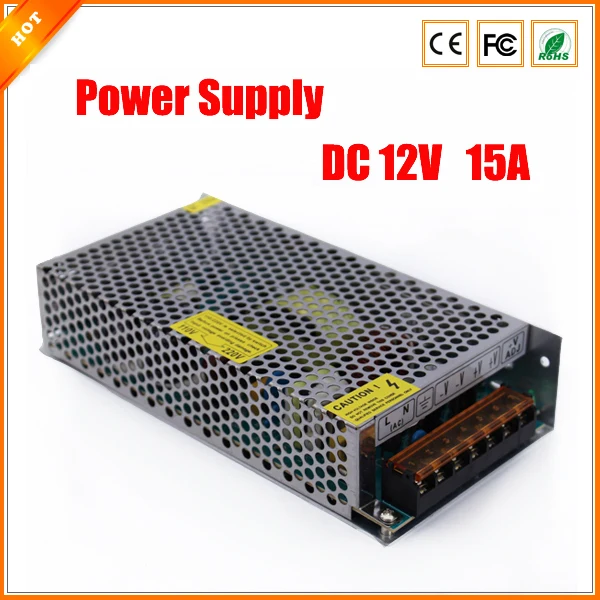 bilder für Neue 12 V 15A 180 Watt Schalter Schaltnetzteil für Cctv-kamera für Sicherheitssystem für Led-lichtleiste 110-240 V bilder für Neue 12 V 15A 180 Watt Schalter Schaltnetzteil für Cctv-kamera für Sicherheitssystem für Led-lichtleiste 110-240 V
