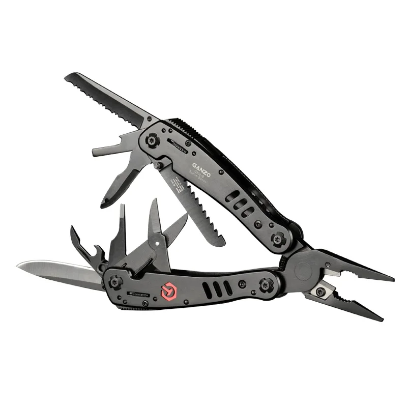 Ganzo G302B мульти инструменты складной нож Открытый Кемпинг Мультитул G302 складной нож комплект EDC Мини Ножницы отвертка Биты