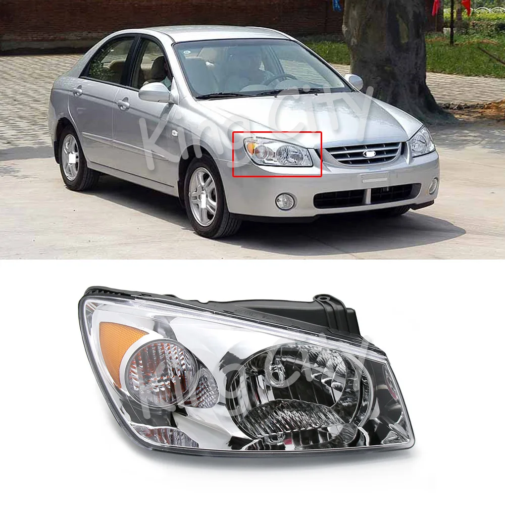 CAPQX для KIA Cerato 2005 2006 2007 передний бампер, головной светильник, налобный светильник, лампа в сборе