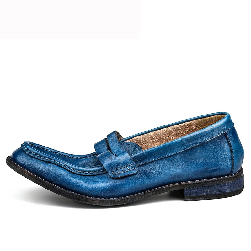 Main Luxury Mocassins Royal À La Designer Nouvelle Tenis marron rouge Annonce Masculino on Chaussures Bottes Adulto Slip bleu Hommes Casual Noir Mycoron iOPZuwkXlT