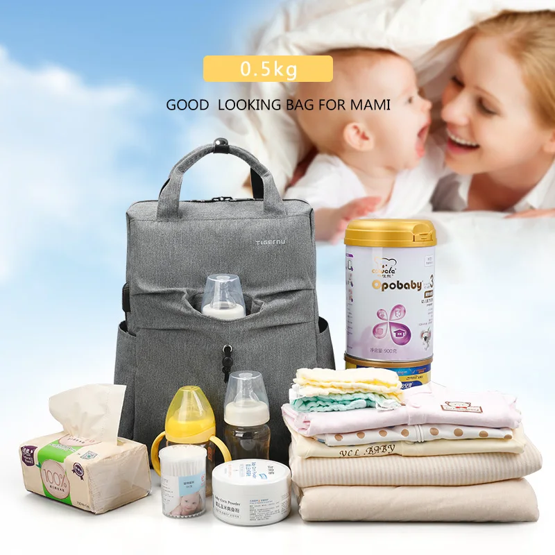 Tigernu Марка Мумия Сумка женская рюкзак для Baby Care Многофункциональный Большой Емкости повседневная женский Рюкзак по уходу за ребенком Детская Сумка