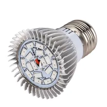 New Arrival 18W E27 5730 Full spectrum LED Grow Lights 18 leds 12Red+6Blue Lamp for Flower Plant Hydroponics Light AC 85-265V