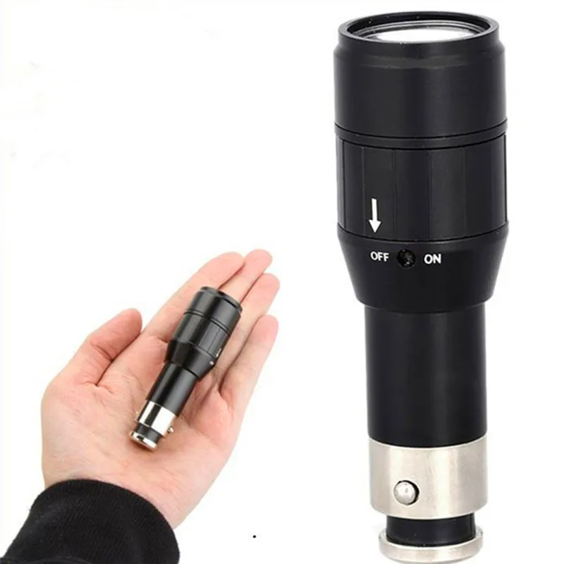 

dynamic led turn light Q5 LED Car Cigarette Lighter Rechargable High Power Flashlight Camping Outdoor Bike-room Drop shipping c