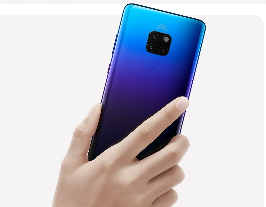 HUAWEI Коврики 20 смартфон 6,53 дюймов полный Экран 2244X1080 Kirin 980 8-ядерный Android 9 4000 мАч 4 * Камера супер Зарядное устройство 4,5 В/5A