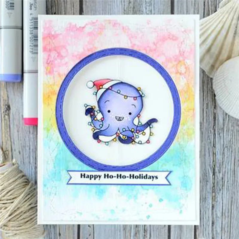 

GJCrafts Octopus and Trees Metal Cutting Dies New 2019 for Craft Dies Scrapbooking Card Making Stencil Craft Die Cut Decor