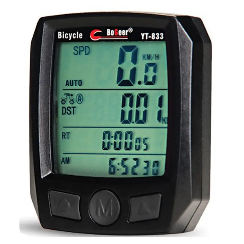 Bicycle-Computer-Cycling-Bike-Cycle-Computer-Odometer-Speedometer-Waterproof-Black-Bike-Road-Computer-AM1009-A-free