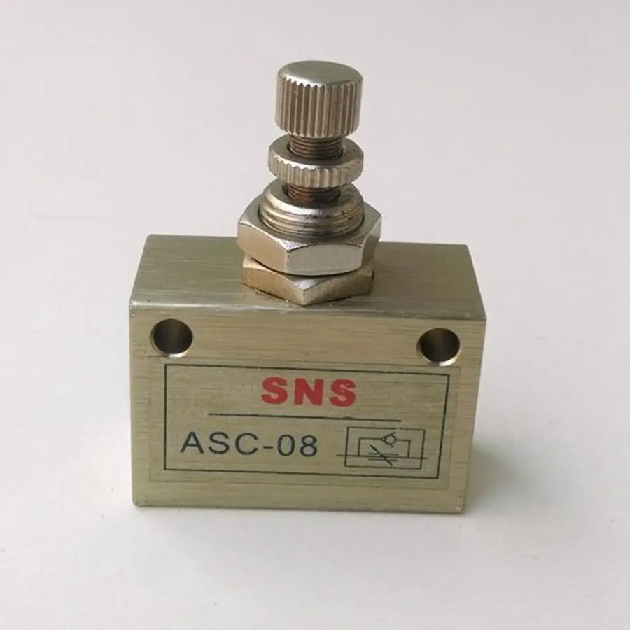 

ASC-08 1/4'' Speed Control Flow Control Valve Pneumatic Solenoid Valve