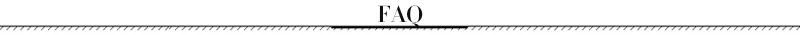 FAQ