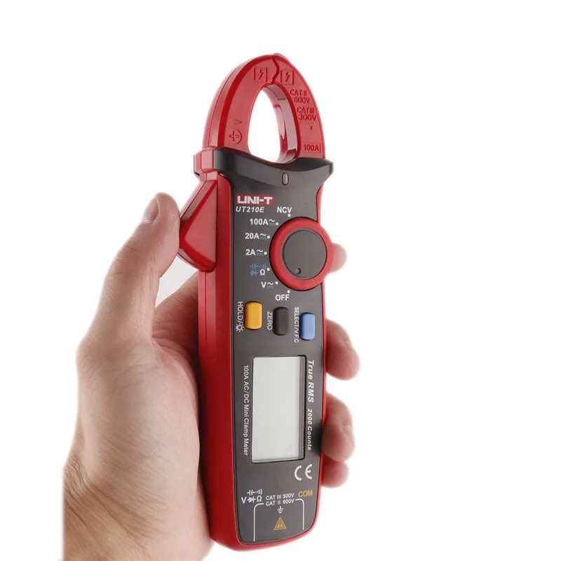 

UNI-T UT210E Multimeter Mini Digital Clamp Meters AC/DC Current Voltage Auto Range VFC Capacitance Non Contact Multimeter Diode