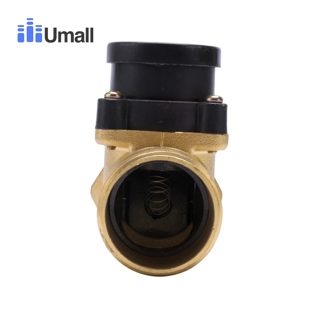 Water Flow Sensor HT-801 1.2-inch all-copper water flow sensor switch magnetic electronic booster circulation pump pressure control valve water flow sensor