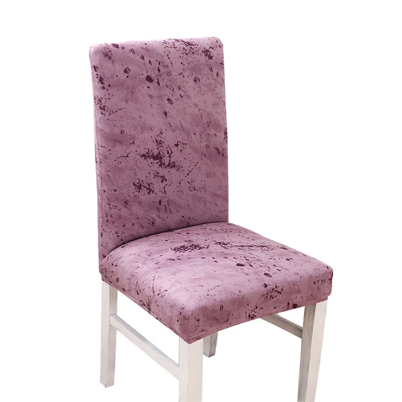 Современный Анти-грязный Чехол для стула из спандекса для столовой, чехол для сиденья для банкета, свадьбы, отеля, кухни, 8 цветов, 1 шт - Цвет: 2