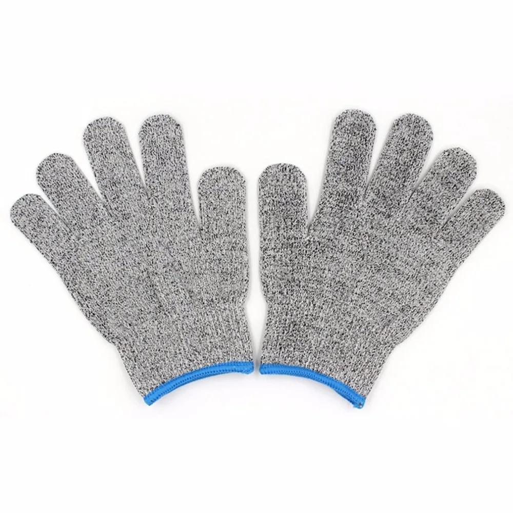 

Household One Pair/Set Durable Use Working Safety Gloves Cut-Resistant Anti Abrasion Level 5 Kitchen Cutting Anti Cut Gloves