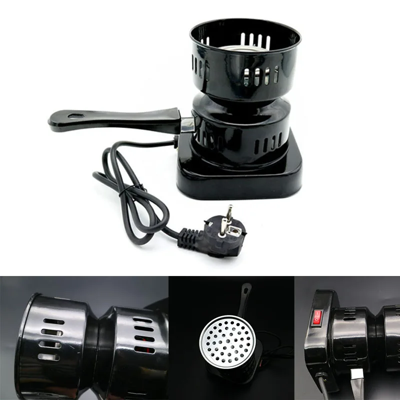 

Hot New Europe Standard Plug Hookah Charcoal High Tube Small Electric Furnace Household Kits HY99 AU31