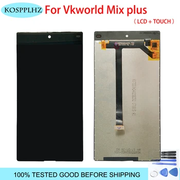 

100% New Digitizer Screen Glass Panel For Vkworld Mix plus LCD Display+Touch Screen Assembly 5.5" mobile phone + Tools