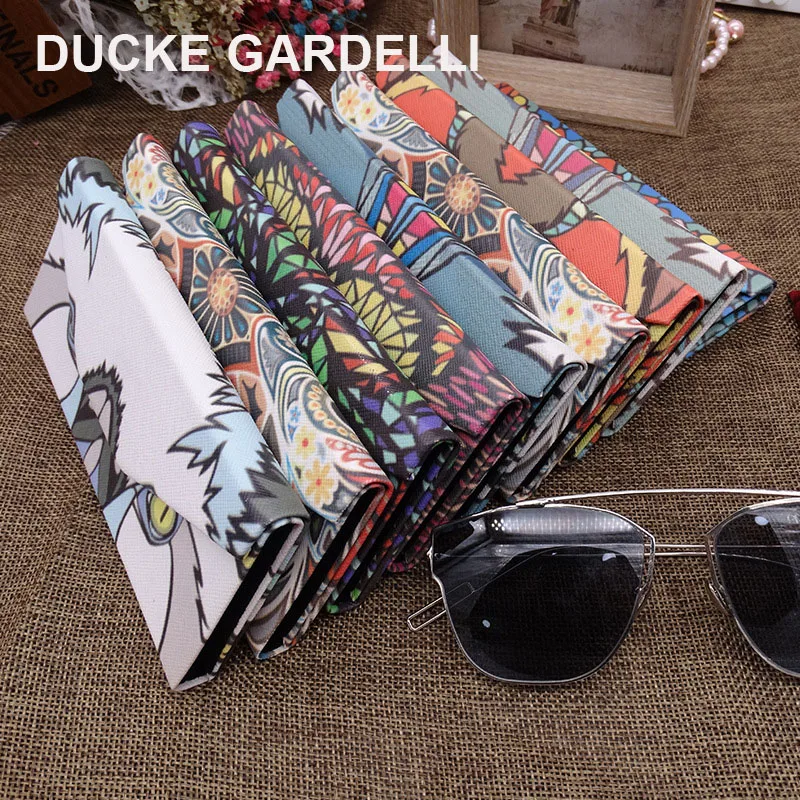 

DUCKE GARDELLI Fashion Handmade Sunglasses Glasses Case Box Eye Accessories Spectacle Box Women Animal Folding Eyeglass Case 908