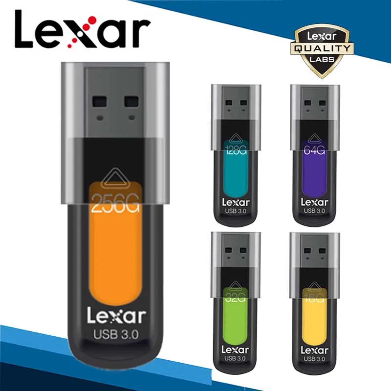 Lexar JumpDrive S57 флеш-накопитель USB 3,0, 256 ГБ, 128 ГБ, 64 ГБ, 32 ГБ, 16 ГБ, флеш-накопитель, внешняя карта памяти для компьютера