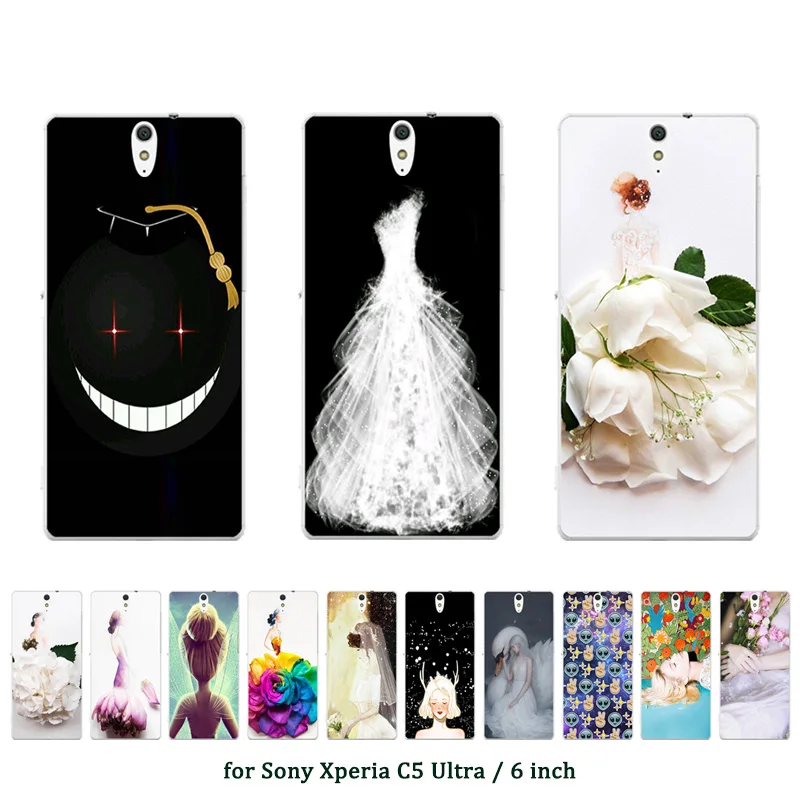 

For Sony Xperia C5 Phone Case Marriage Printed Soft Silicone Back Cover Case for Xperia C5 Ultra / Dual E5533 Phone Skin Capa