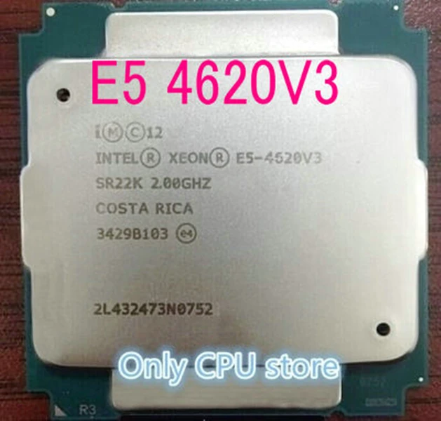 Intel Xeon E5 V3 E5 4620V3 2,0 ГГц 10-ядерный 25MB E5 4620 V3 LGA2011-3 Процессор E5-4620 V3