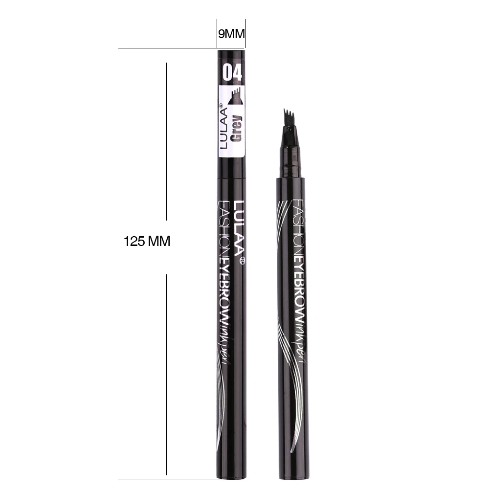LEKGAVD High-end 4 Head Fork Tip Automatic Matte Eyebrow Pencil Waterproof Eyebrow Tattoo Pen Lasting Cosmetic