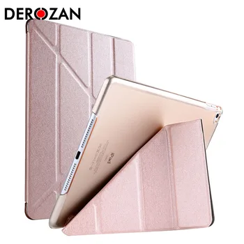 

Derozan Tablet Cases For Apple iPad Pro 10.5 2017 A1701 A1709 10.5" Cover Silk Hard PU Stand Smart Sleep/Wake Case Bumper Fundas