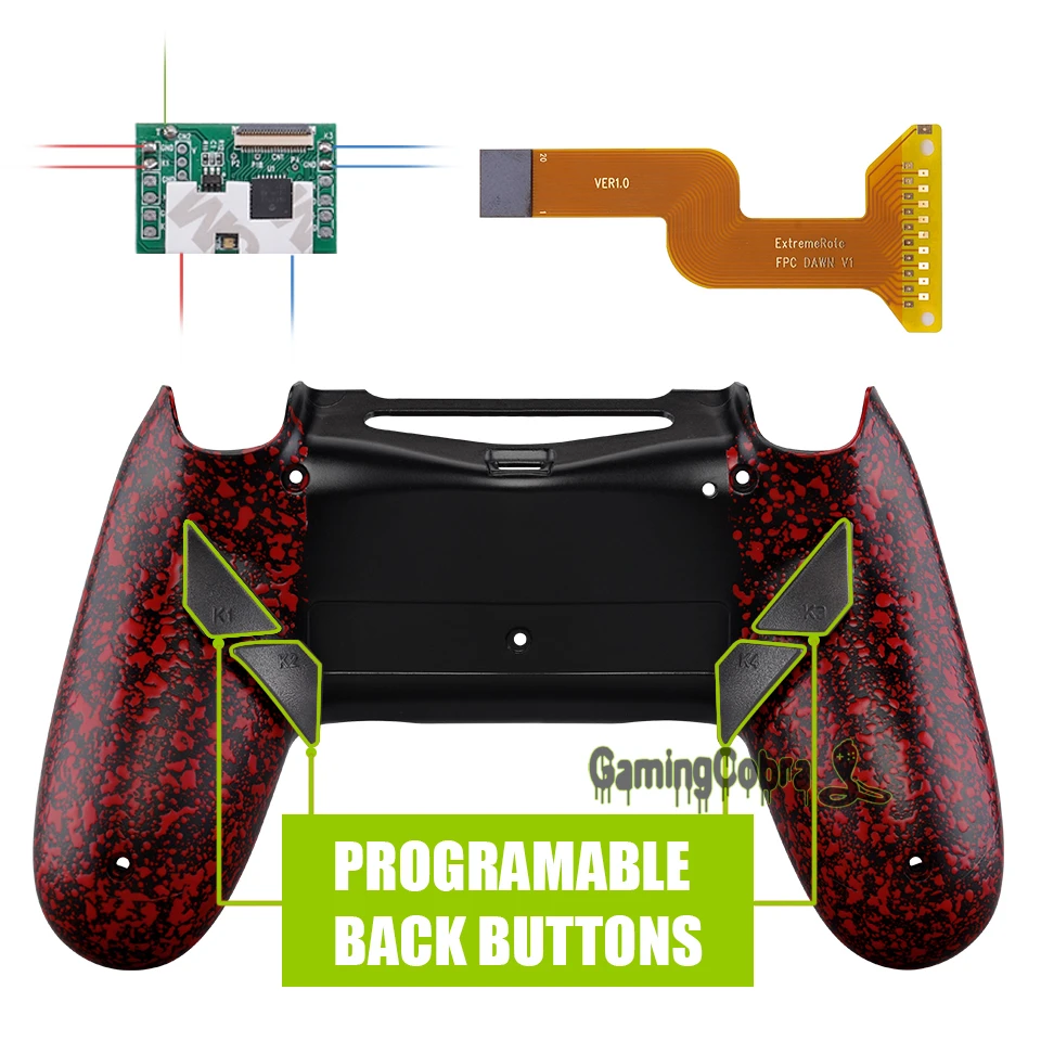 Extremerate Textured Red Dawn Remappable Remap Kit For Ps4 Slim Pro Controller With Custom Back Shell 4 Back Buttons Cases Aliexpress Extremerate Textured Red Dawn Remappable Remap Kit For Ps4 Slim Pro Controller With Custom Back Shell 4 Back Buttons Cases Aliexpress