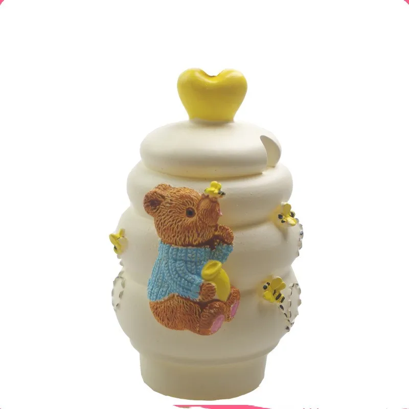 

3D Bear Shape Candle Mold Bear Silicone Soap Mould DIY Candle Making Sculpture Embossed With Handmade soap mold